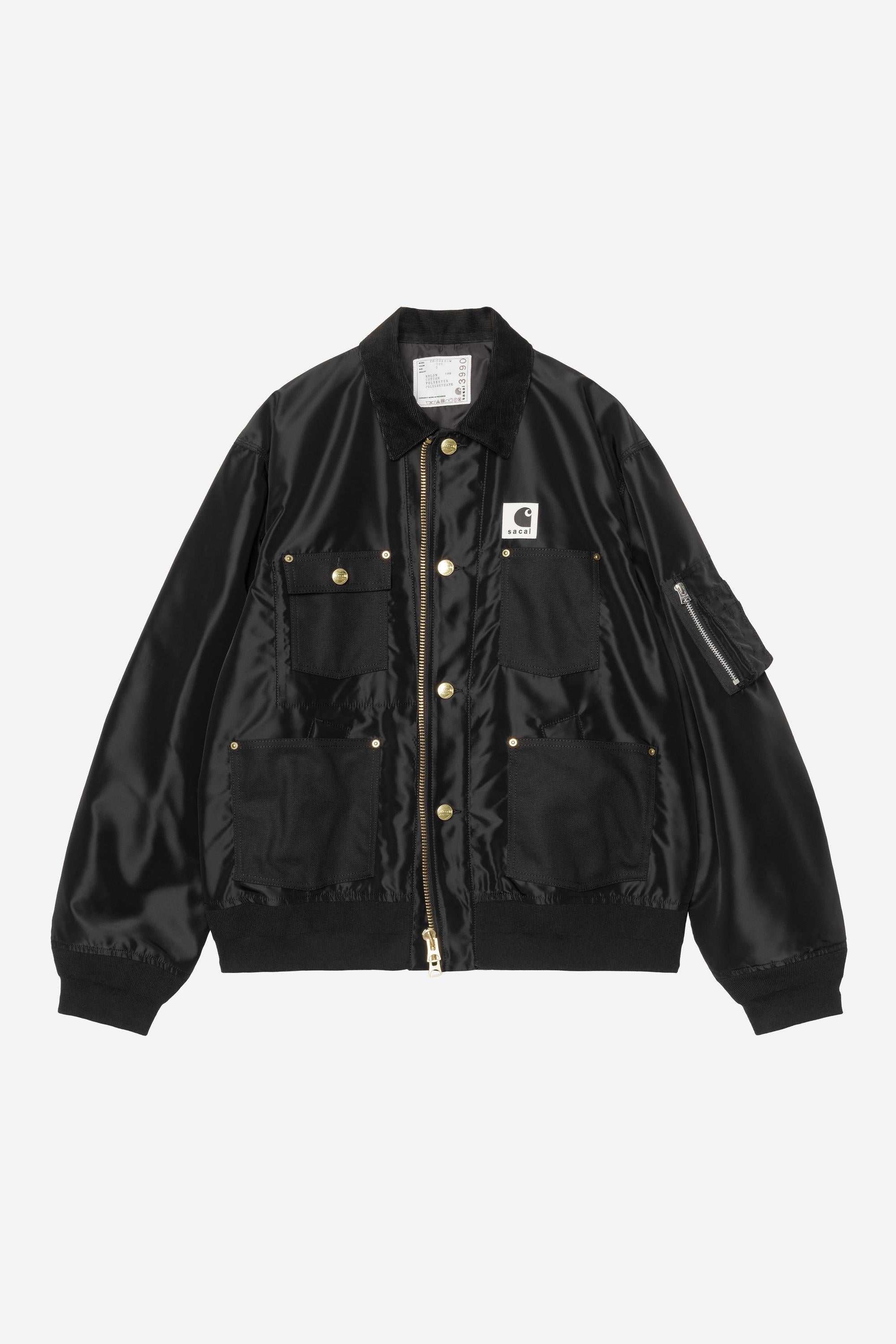 Sacai X Carhartt Wip Suiting X Duck Blouson Bla