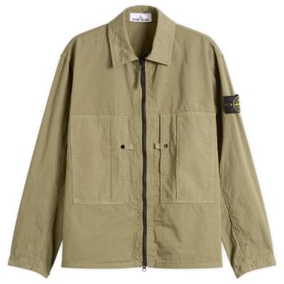 Stone Island Ripstop Zip Shirt Jacket