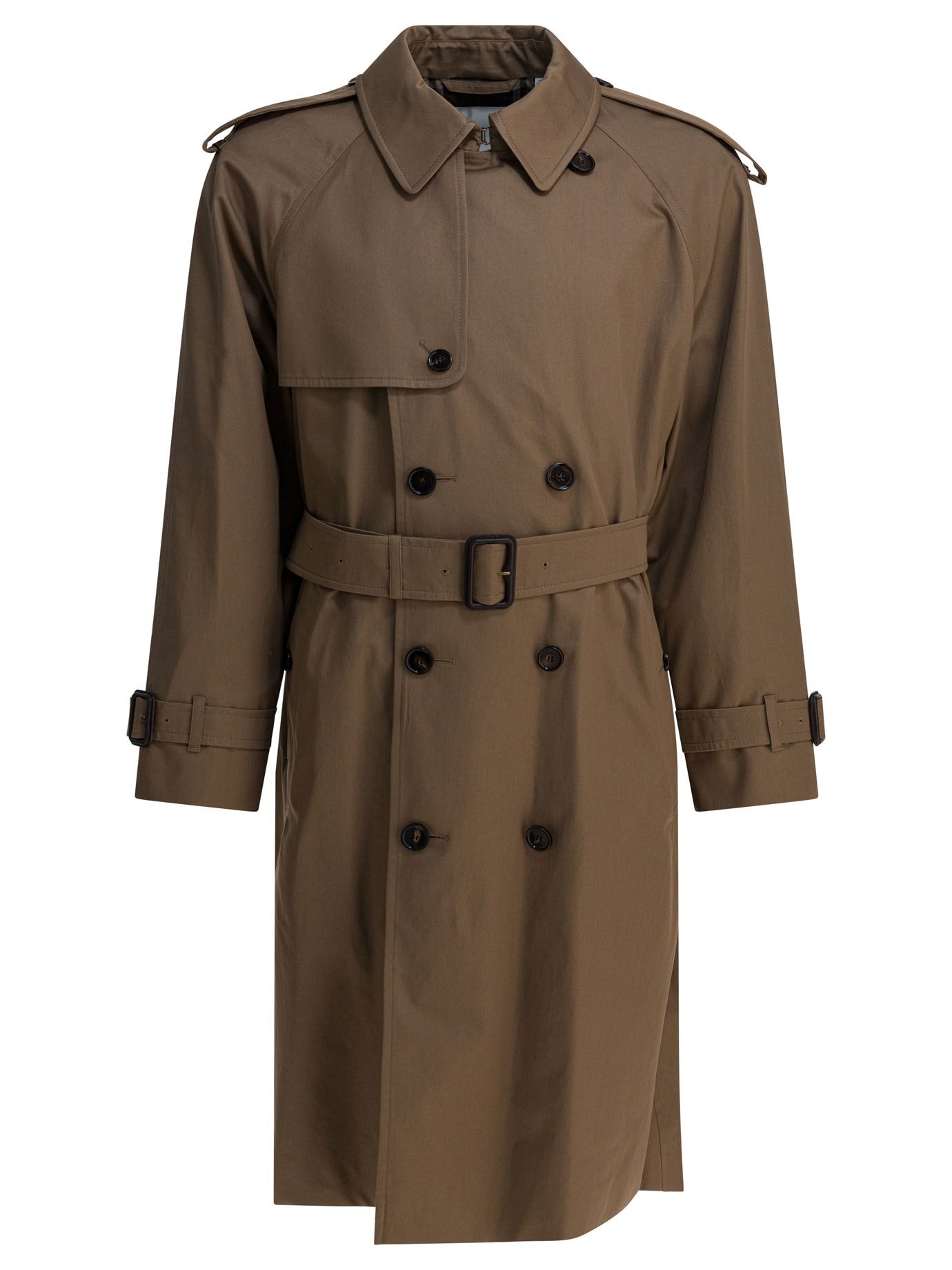 Burberry Brauner Langer Gabardine-trenchcoat