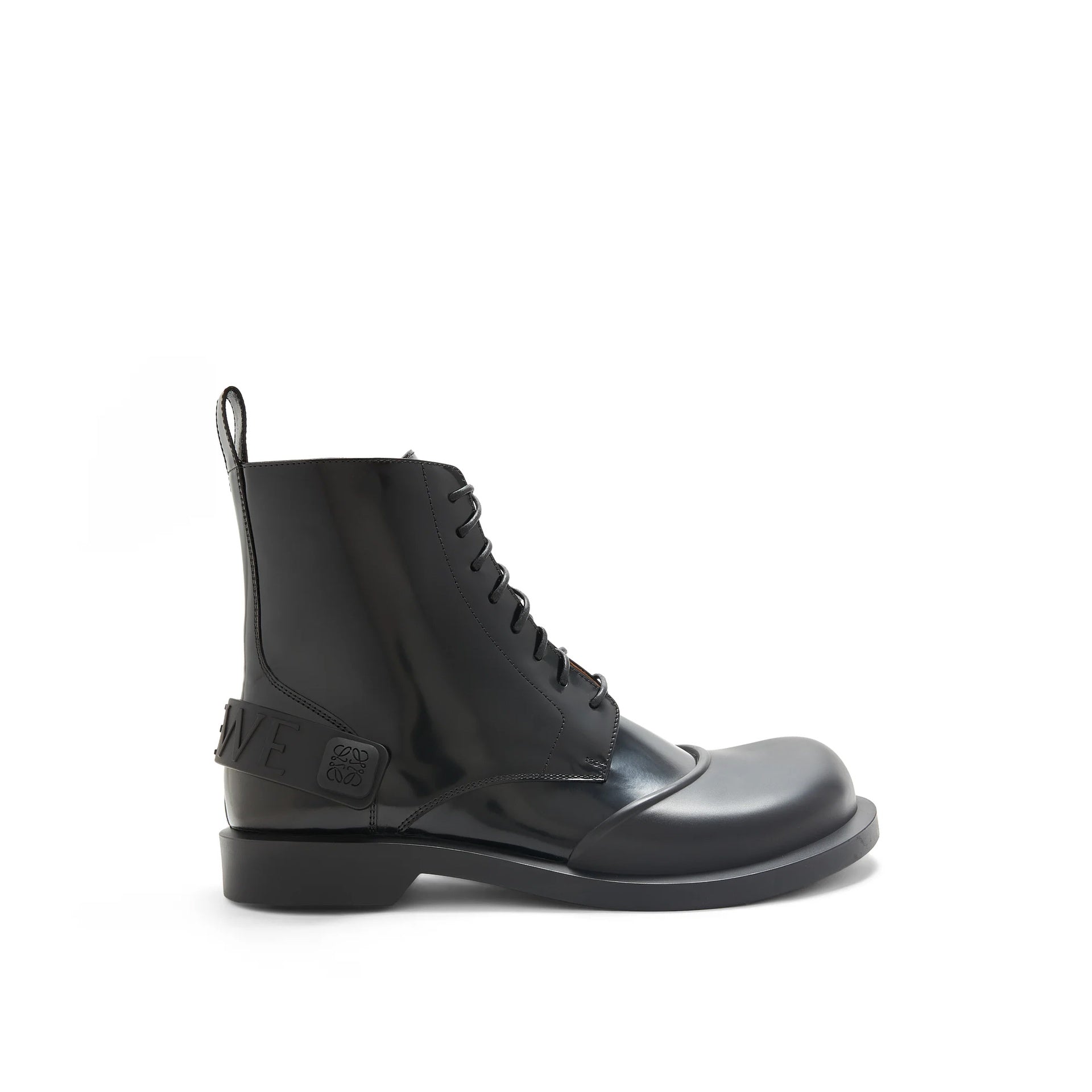 Loewe Schwarze Leder Stiefeletten