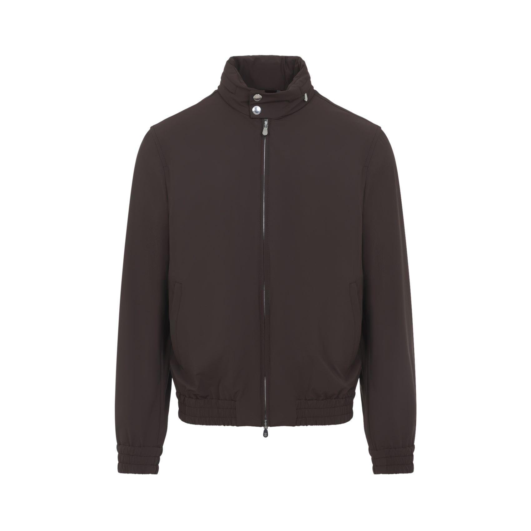 Brunello Cucinelli Braune Nylonjacke