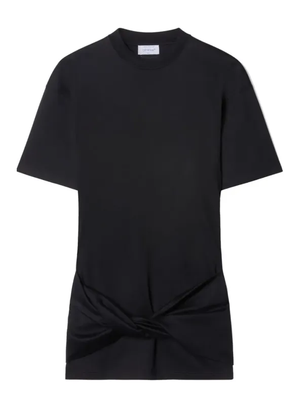 Off-White Offwhite Damenkleid Schwarz Frühlings-Sommer Kurza