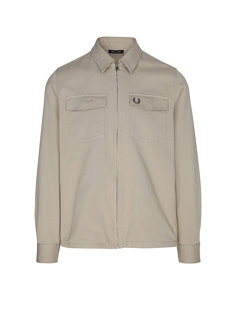 FRED PERRY Overshirt beige