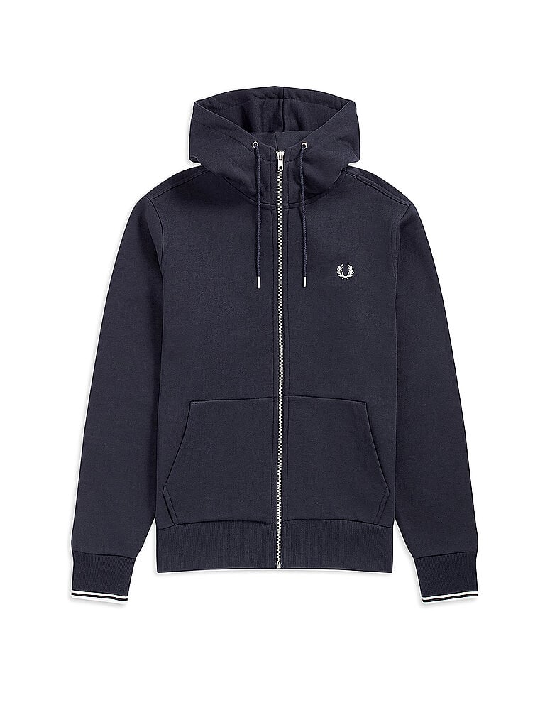 FRED PERRY Sweatjacke blau
