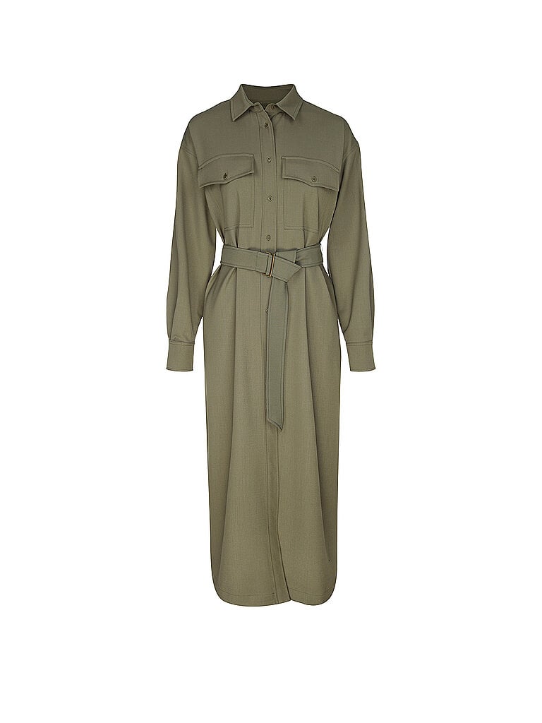 WEEKEND MAX MARA Midikleid CLOWN olive