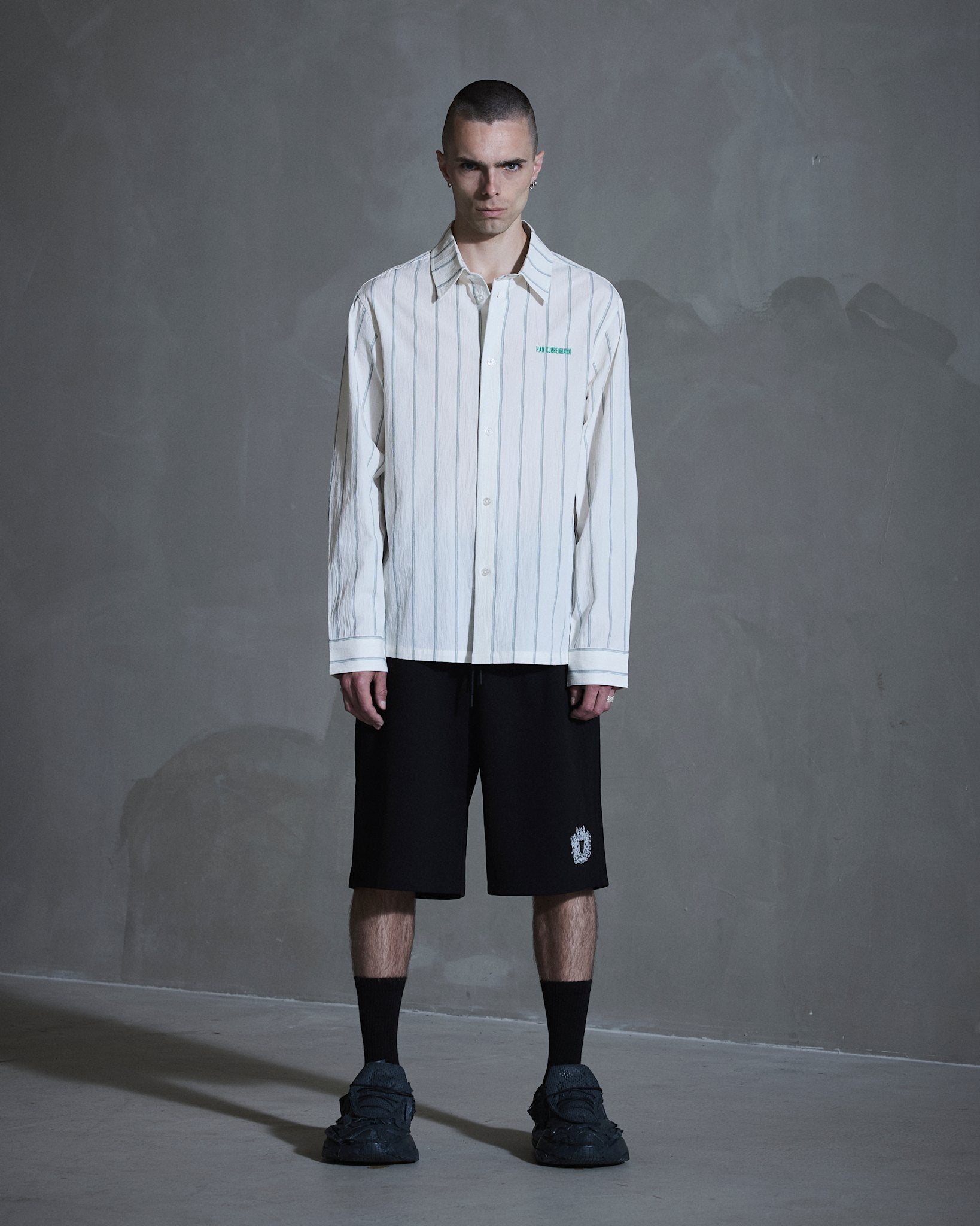 Retro Striped Shirt - Off White