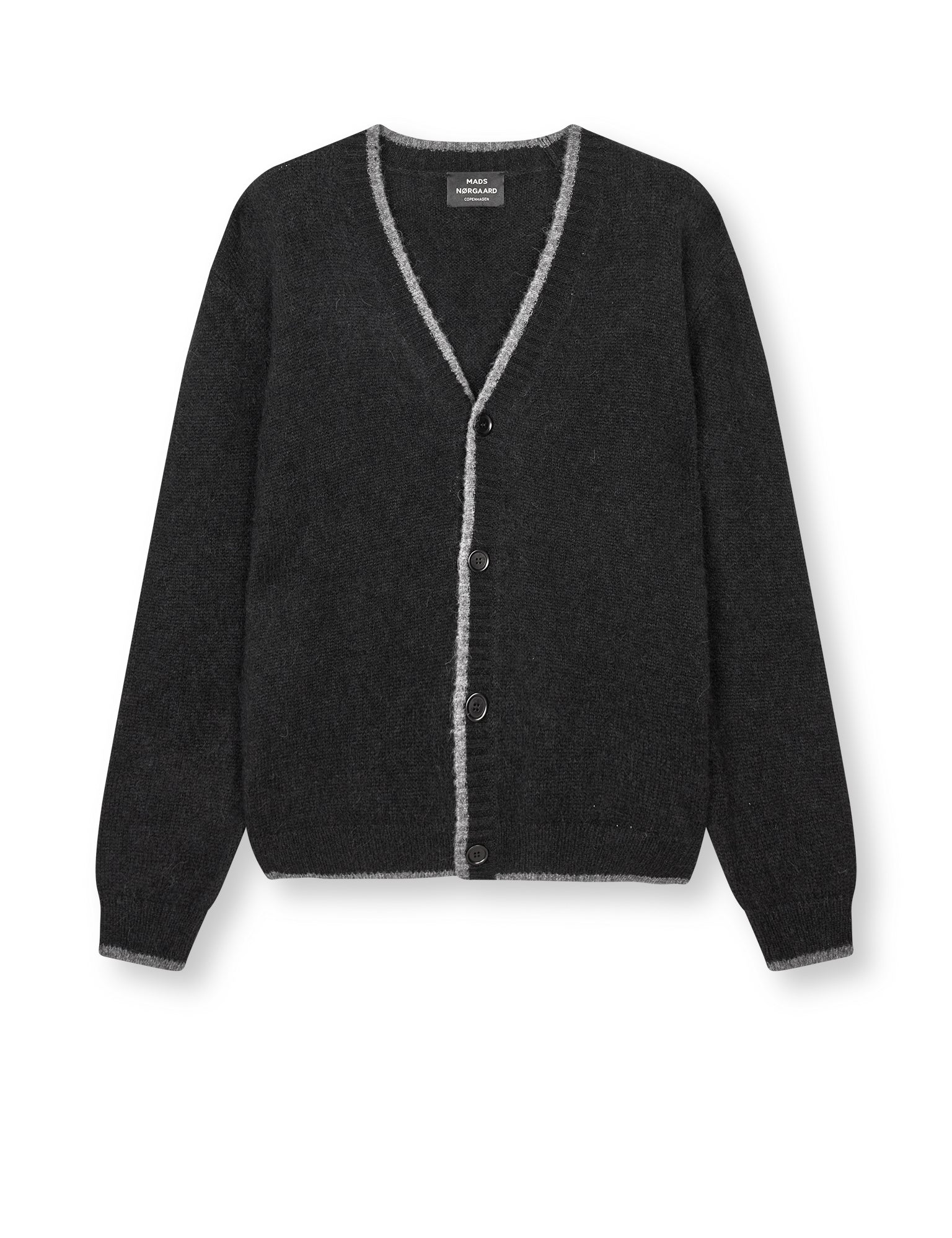 Alpaca Vilhelm Cardigan Knit, Black