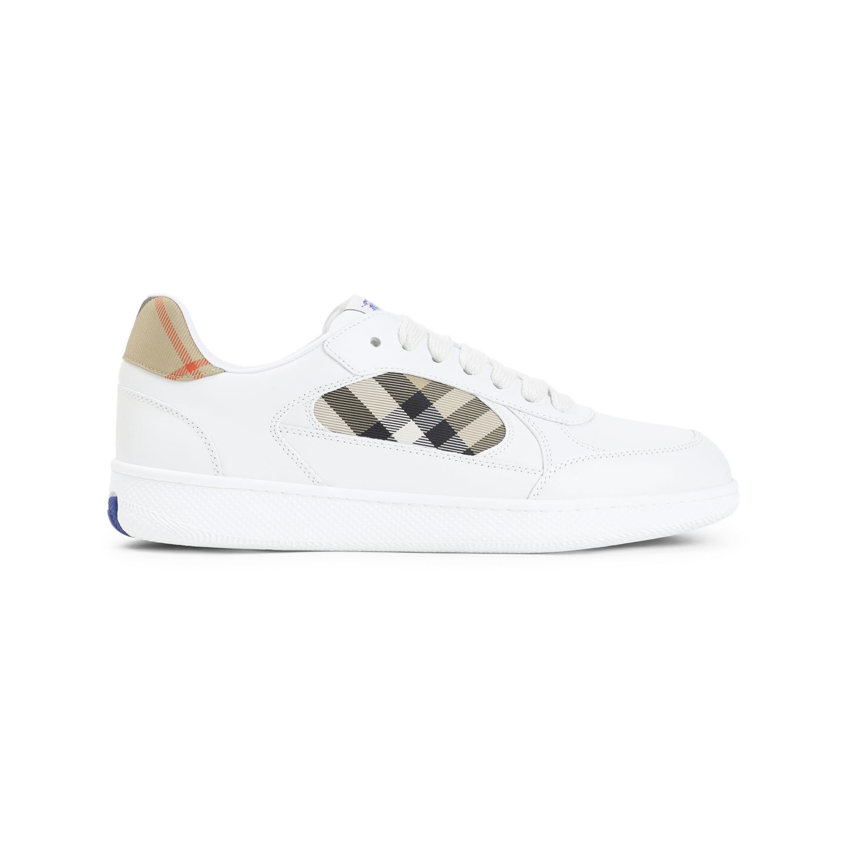Burberry 8108649 Weiße Kalbsleder Sneakers