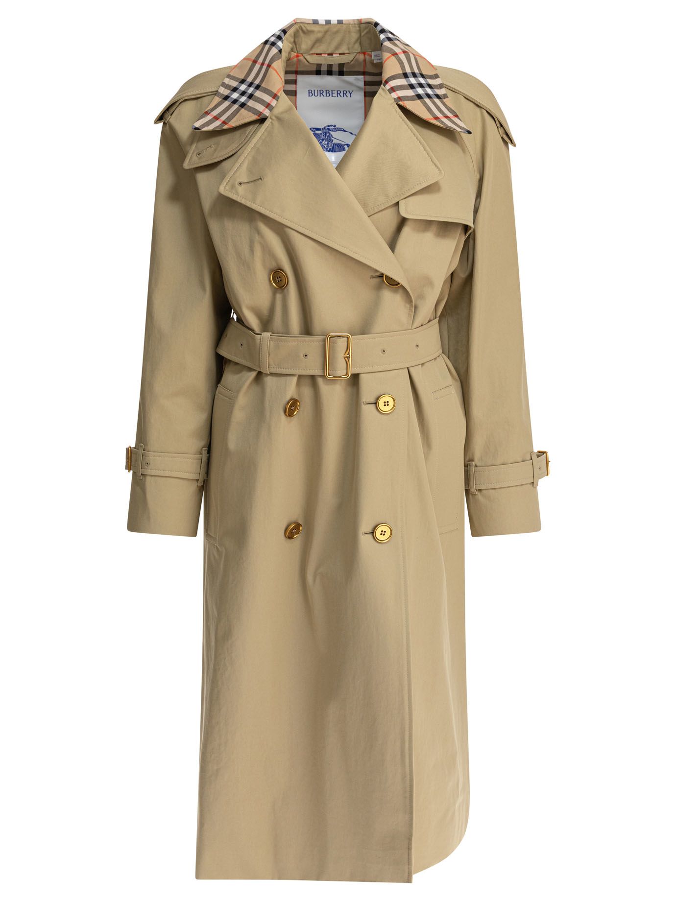 Beige Burberry Castleford Trenchcoat