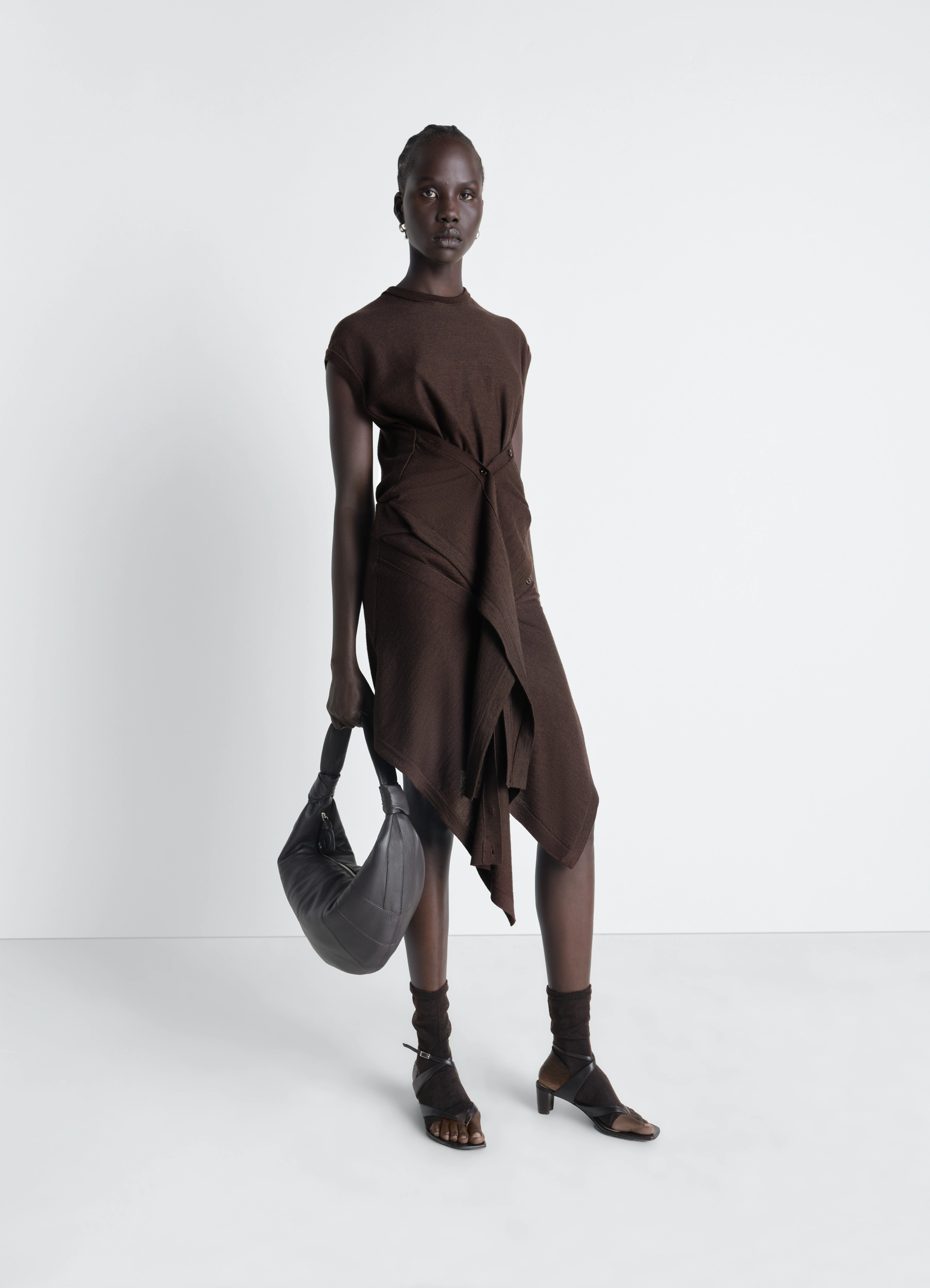 GEKNÖPFTER ROCK AUS MERINOMISCHUNG